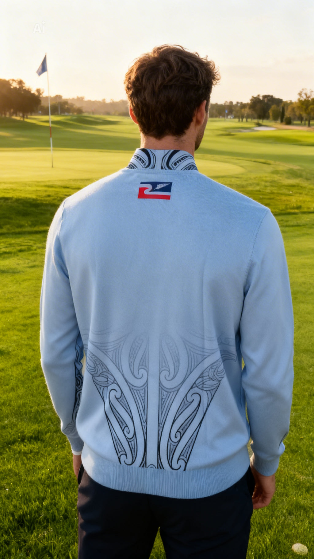 Koru Performance Quarter-Zip – Steel Blue